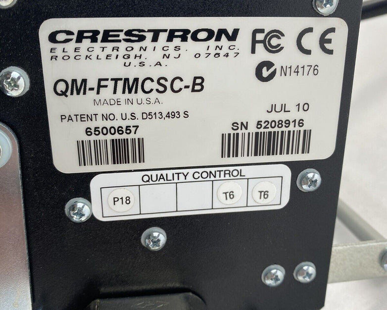 Crestron QM-FTMCSC-B Quick Media Flip Top For Parts or Repair