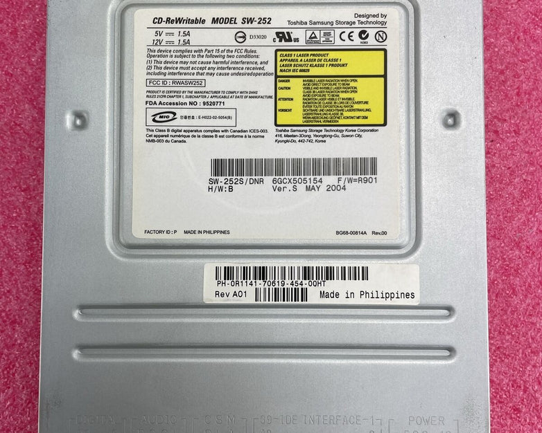 Toshiba SW252 CD-ReWritable RWASW252