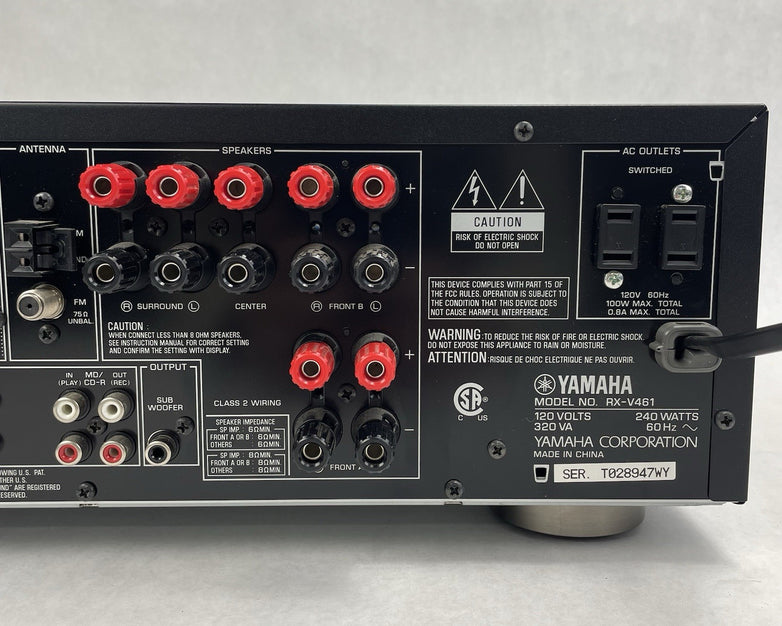 Yamaha RX-V461 Precision Audio Component/AV Sound Receiver Tested