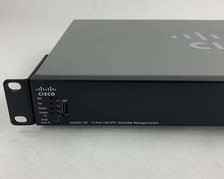 Cisco SX550X-12F-K9 Stackable Managed Switch Tested Reset