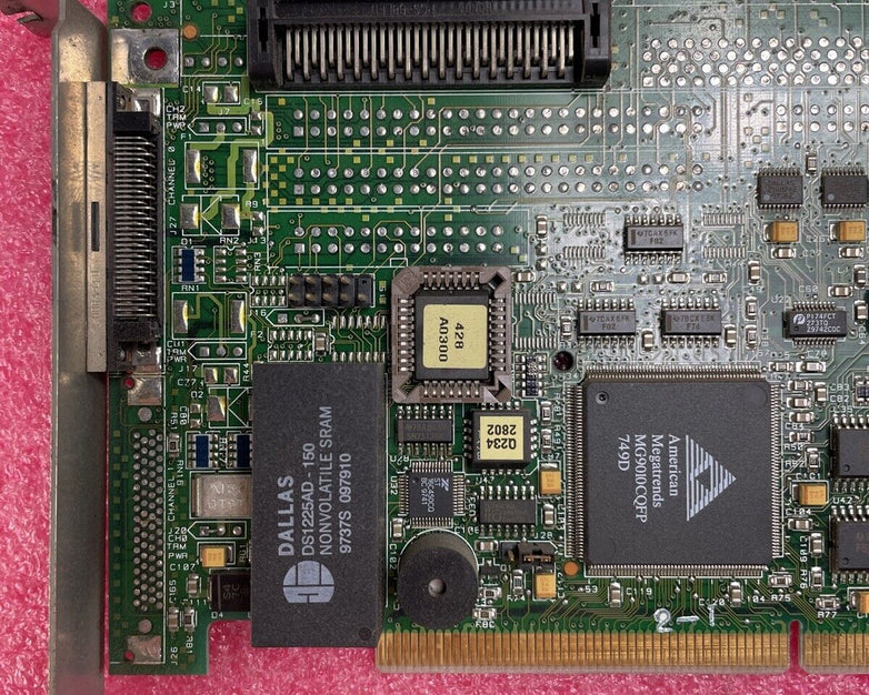 American Megatrends MegaRaid Series 428 Rev D-1 SCSI Controller Board