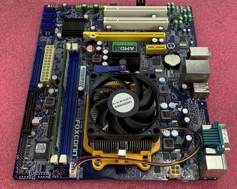 Foxconn A74ML-K Motherboard AMD Sempron 140 2.7GHz 2GB RAM w/Shield