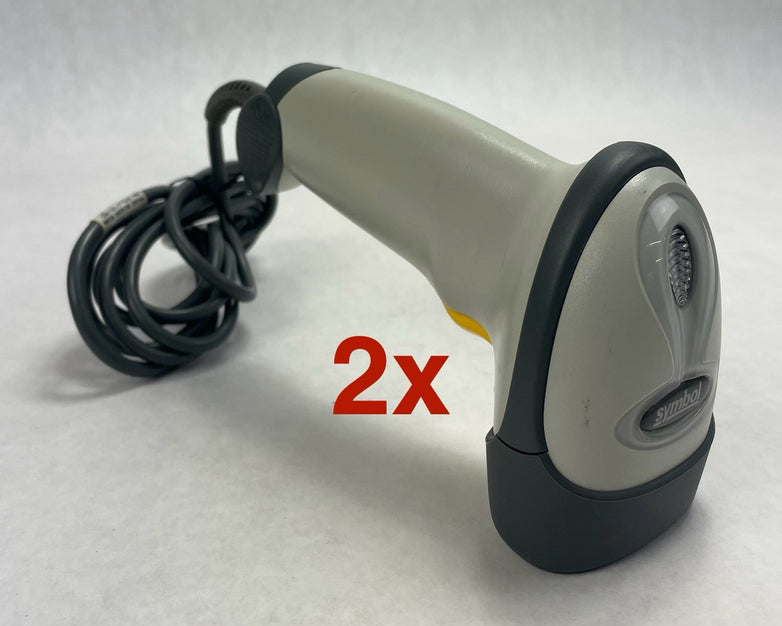 Symbol LS2208 Handheld Barcode Scanner Wired USB Lot of 2