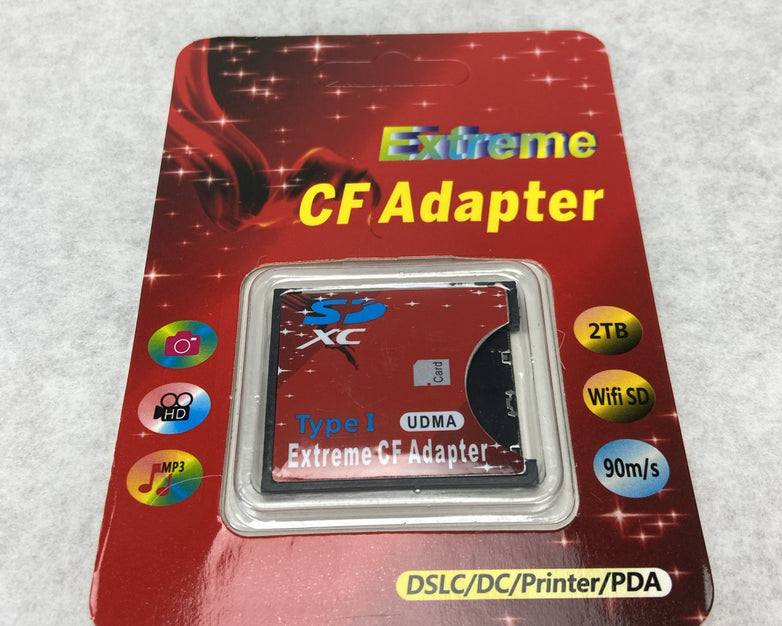 Extreme CF Adapter Type 1 Wifi SD - Lot of 5 NEW