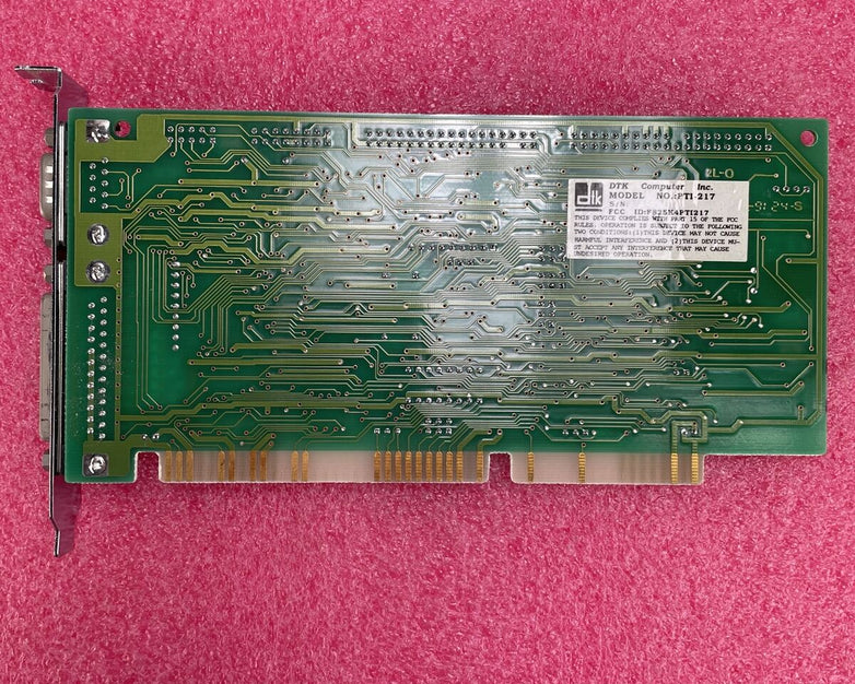 DTK PTI-217 ISA Controller Card