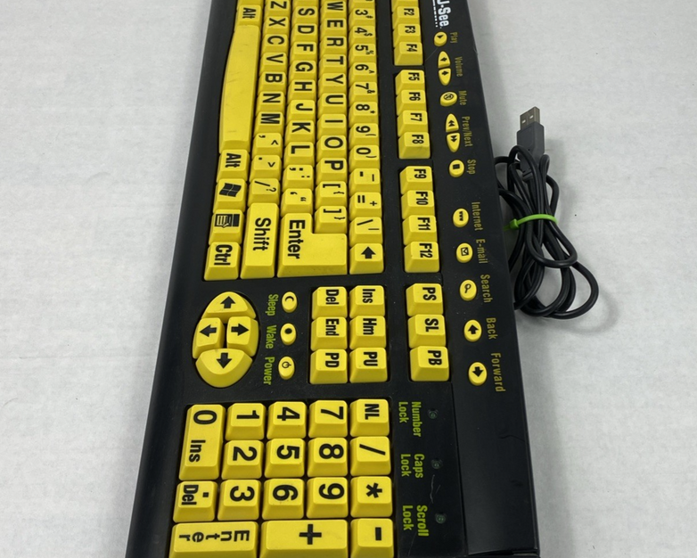 KEYS-U-SEE YKB-LPB-USB Wired USB Keyboard Tested