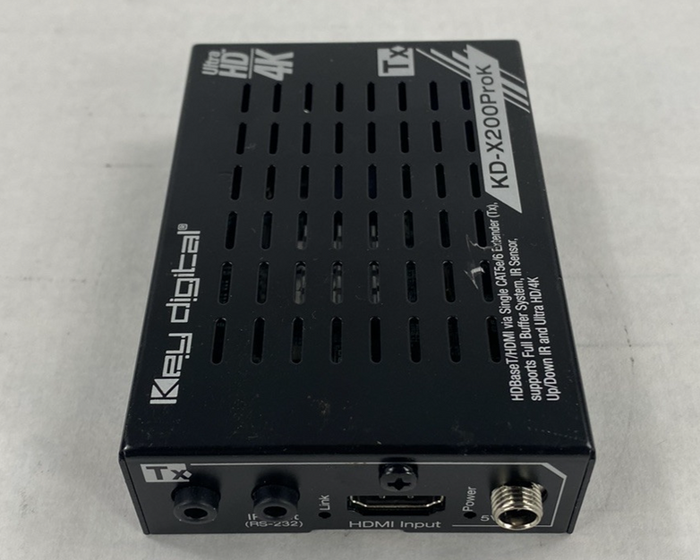 Key Digital KD-X200ProK Tx HDBaseT/HDMI via Single CAT5e/6 Extender Lot of 2