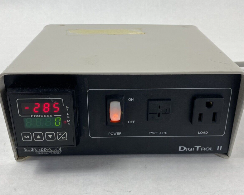 Glas-Col Digi Trol II 104A PL612 Temperature Controller Power Tested