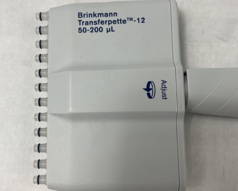 Brinkmann Transferpette-12 50-200 uL 12-Channel Pipette