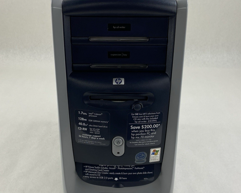 HP Pavilion 503n MT Intel Celeron 1.70GHz 640MB RAM No HDD No OS
