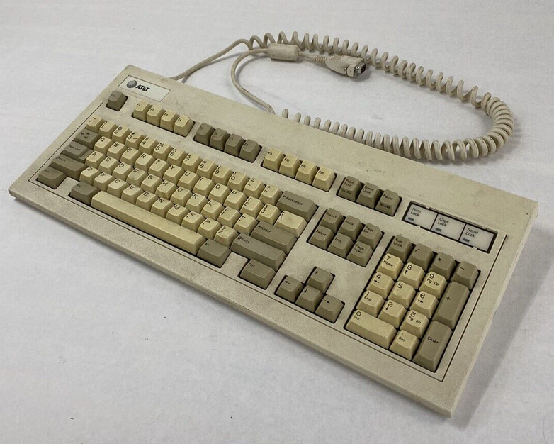 Vintage AT&T CIG8AVE03417 Enhanced Keyboard Key Tronic Untested