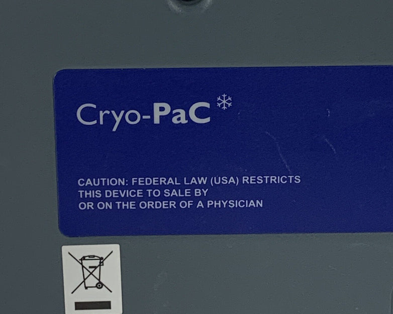 Cryo-Pac McU001US Cryo Controller 100-120V 60hz 100VA Powers On Cryo Therapy