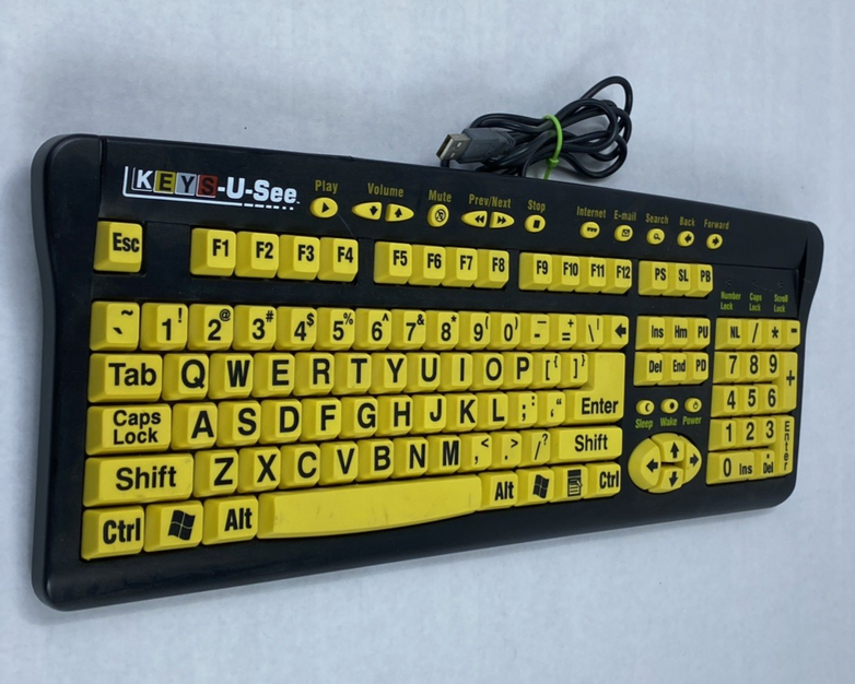 KEYS-U-SEE YKB-LPB-USB Wired USB Keyboard Tested