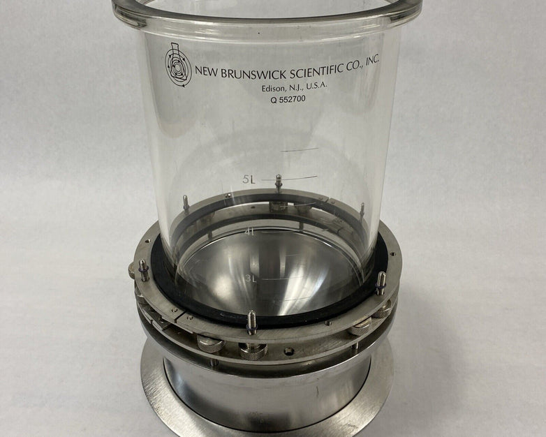 New Brunswick Scientific Q552700 5L Liter Glass Vessel Fermentor Bioreactor