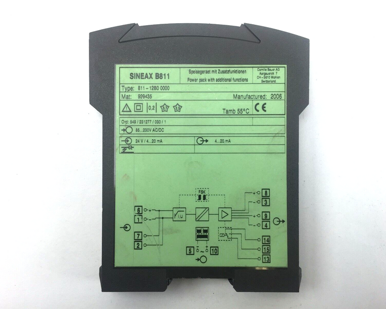 Goosen Metrawat Camille Bauer SINEAX B811 Power Pack 811-12B00000, 24V