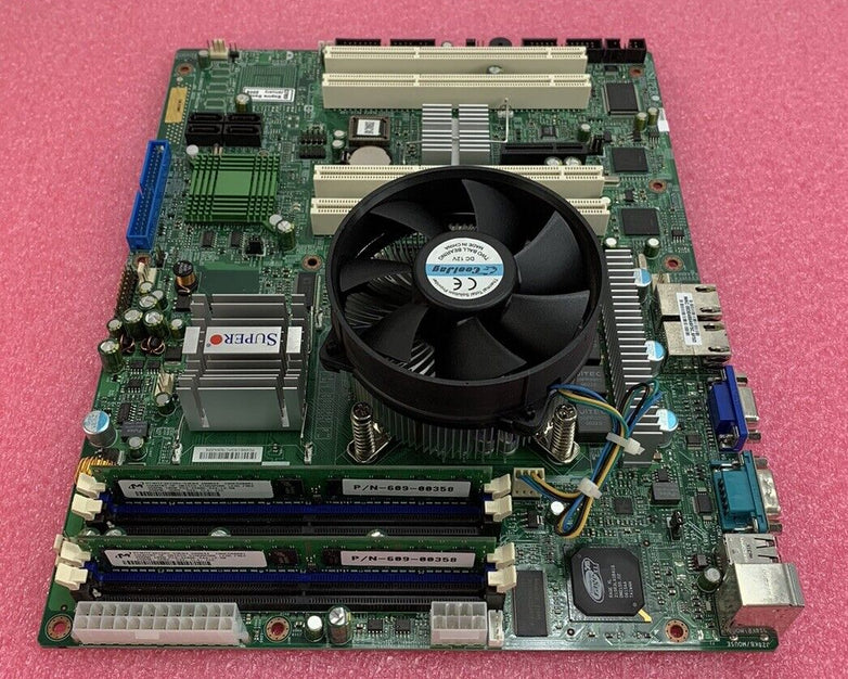 SuperMicro PDSM4 Motherboard Intel Pentium 4 3.4GHz 512MB RAM w/Shield