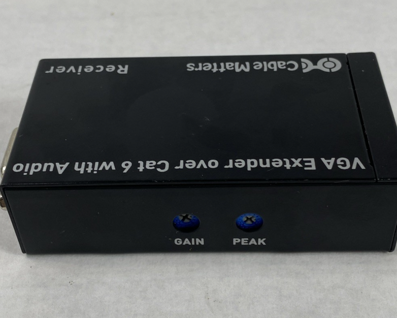 Cable Matters Model 103004 VGA Extender Over Cat 6 With Audio Receiver Only