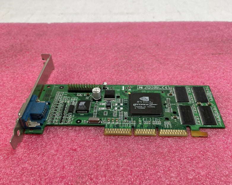Nvidia GeForce2MX 180-P0039-0100-C Dell 15UMJ AGP Graphics Card