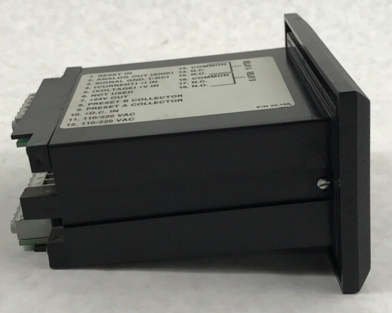 KEP INT69TAS2A Intellect-69 Ratemeter Totalizer 100 VAC 12-24VDC Square Law