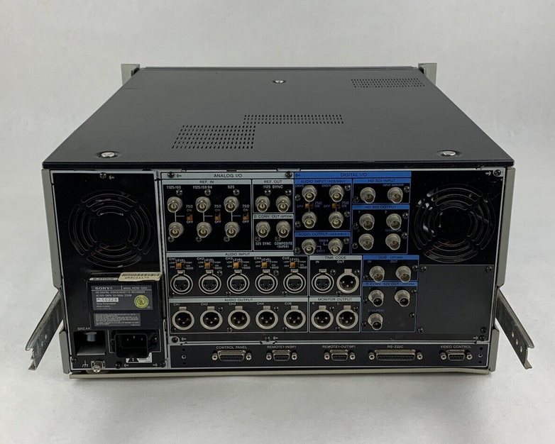 Sony HDW-500 HDCAM HD Digital Videocassette Recorder Error Code A3