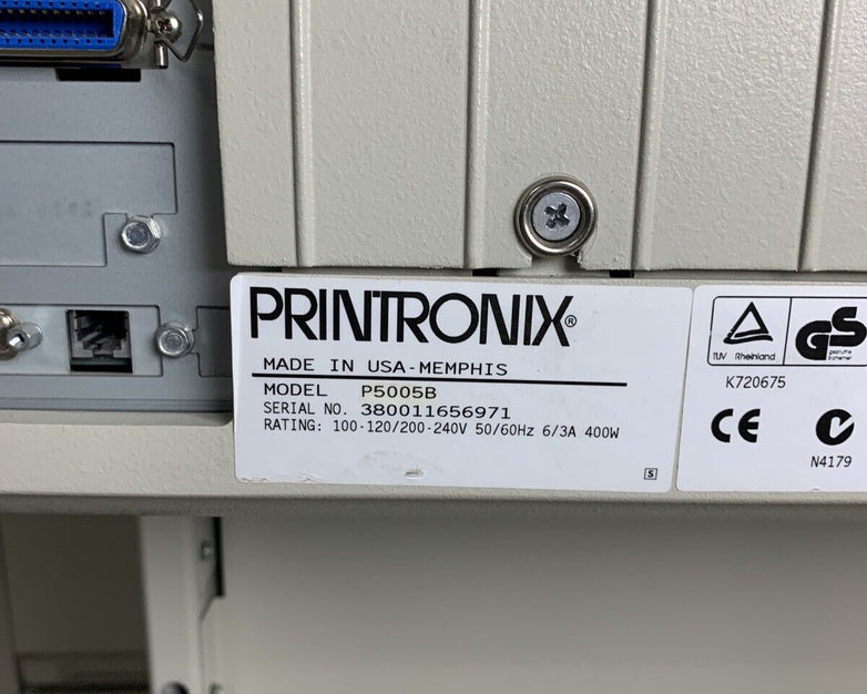 Printronix P5005B Wide Line Printer 500lpm 180dpi LAN Tested