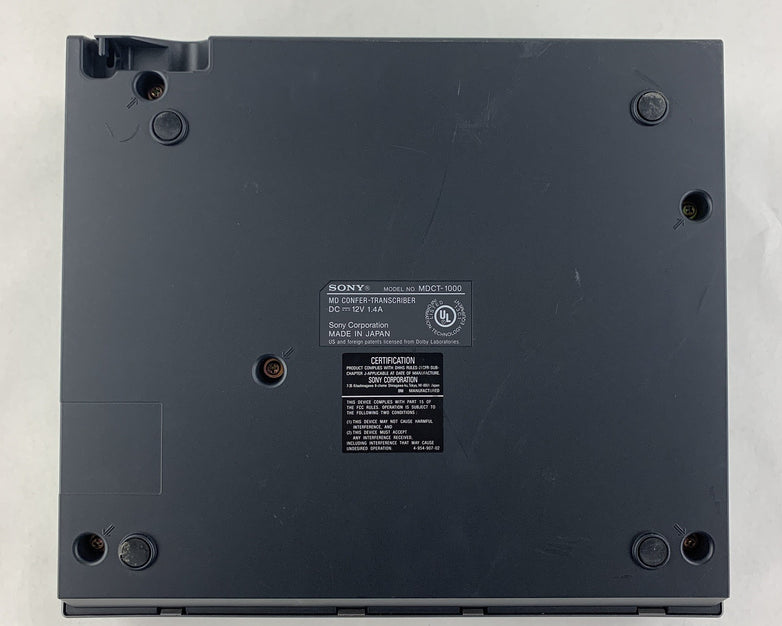 Sony MDCT-1000 MD Conference Transcriber Disc Error Parts and Repair