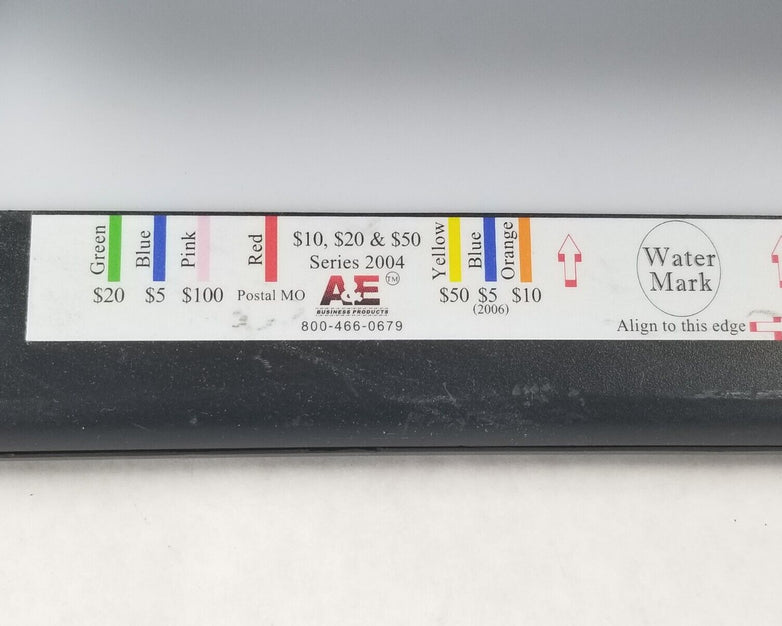 A&E Products Series 2004 Counterfit Bill Checker UV and White light