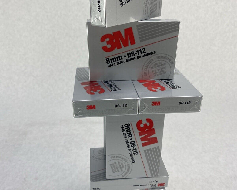 Lot of ( 9 ) 3M 40858 D8-112 8mm 112m Vintage Data Tape New SEALED