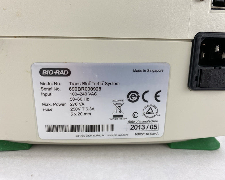 BioRad Trans-Blot Turbo 690BR Transfer System with Two Cassettes