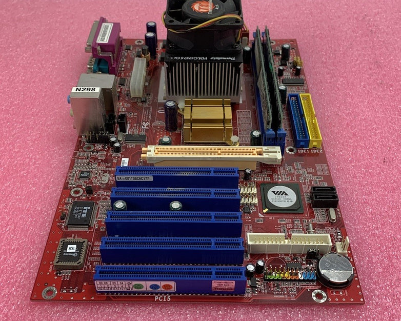 VIA KT600-8237 Motherboard AMD Athlon 1.1GHz 1GB RAM No Shield