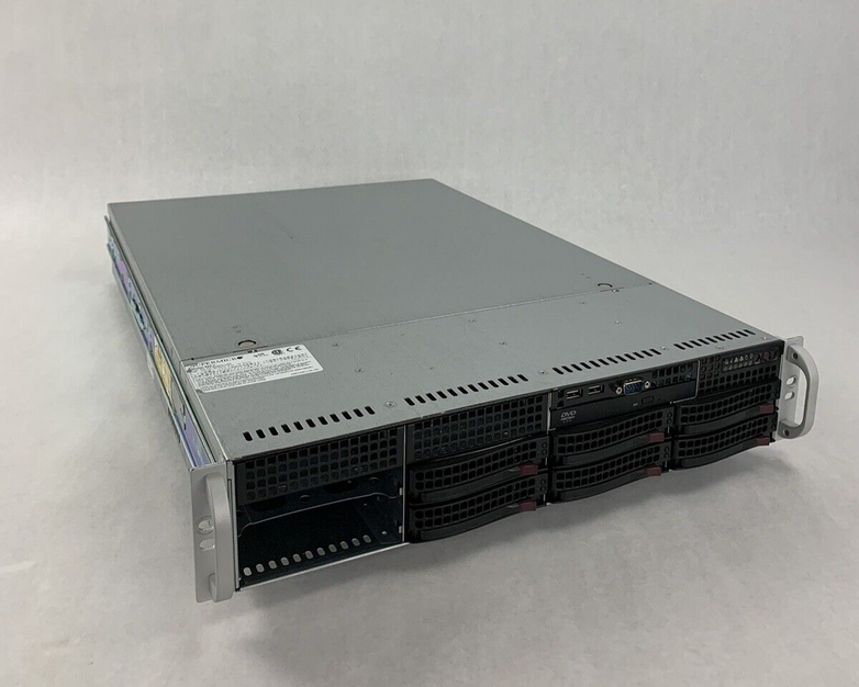 SuperMicro CSE-825-7 2x 12-Core AMD Opteron 6168 1.9 GHz 128 GB RAM No HDD No OS