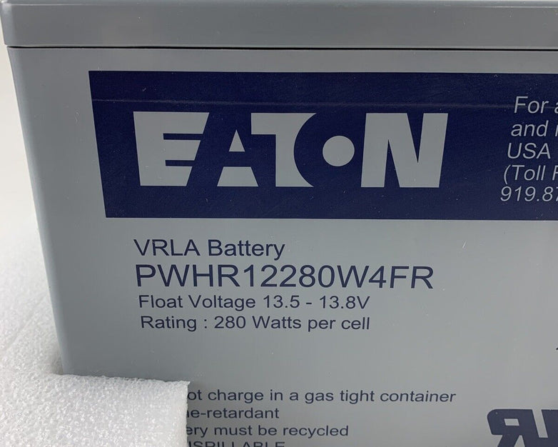 Eaton PWHR12280W4FR VRLA Replacement Battery Old Stock Box Opened