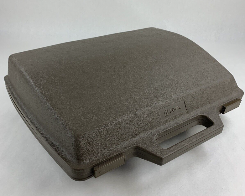 Royal Medallion II Portable Electricl Typewriter Power Tested w/ Case Vintage