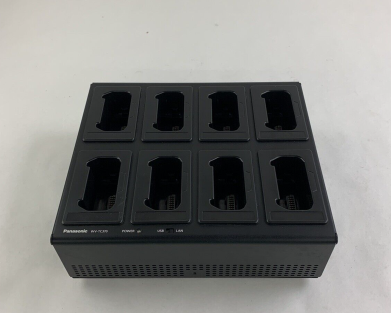 Panasonic WV-TC370 8-Bay Multi Charger Power Tested No Power Supply