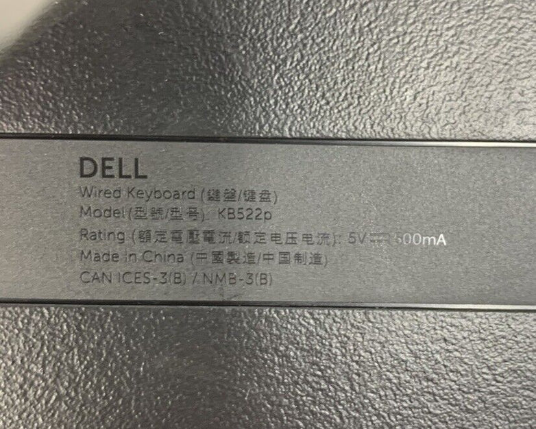 Dell KB522P Wired USB Keyboard (Lot of 4)