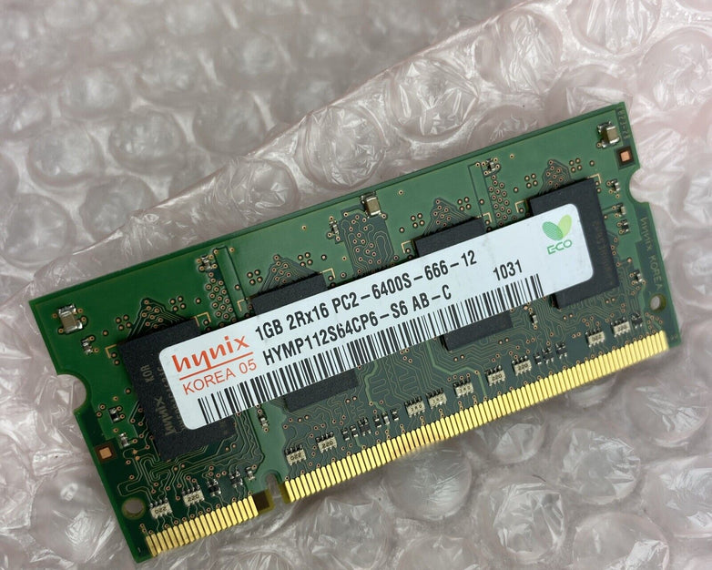 1GB Hynix 2Rx16 PC2-6400S 666-12 Memory HYMP112S64CP6-S6AB-C Lot Of 10