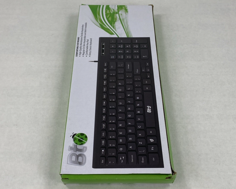 BTO USB Wired Comfortable Keyboard