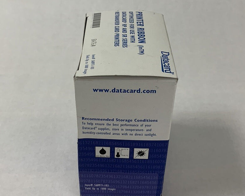 Datacard Printer Ribbon 568971-103, 1000 Images