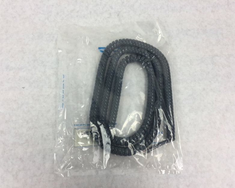 ICC Coiled Telephone Handset Cord 25' Dark Gray ICHC425FDG (Lot of 5)