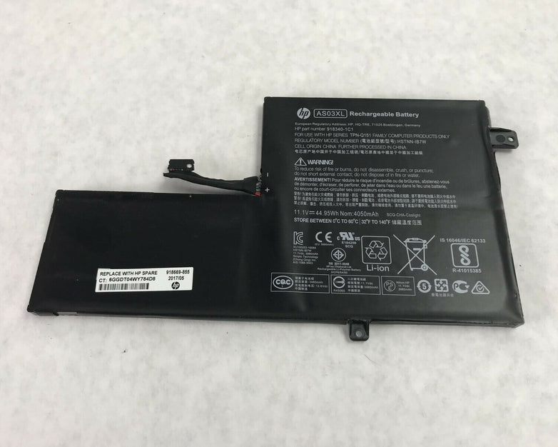 HP AS03XL Rechargeable Battery 918340-1C1 Chromebook 11 HSTNN-IB7W (Lot of 2)
