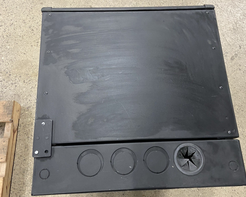 CPI Chatsworth 11840-736 Black Cube-it Wall Cabinet H36" X W24" X D24" With Keys