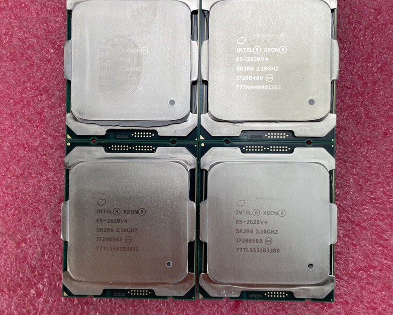 Intel Xeon E5-2620 v4 2.1GHz 8-Core Processor CPU LGA2011 SR2R6 Lot of 4