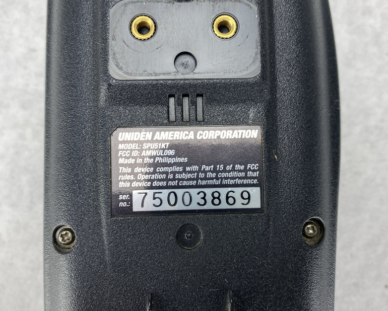 Uniden SPU51KT Handheld Two Way FM Transceiver Radio Parts or Repair