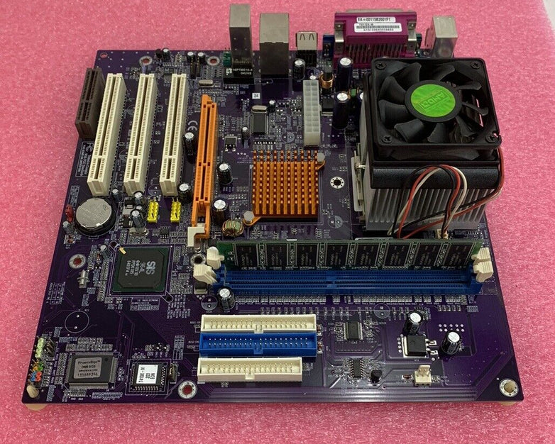 SIS-741 Motherboard AMD Sempron 1GHz 512MB RAM w/Shield