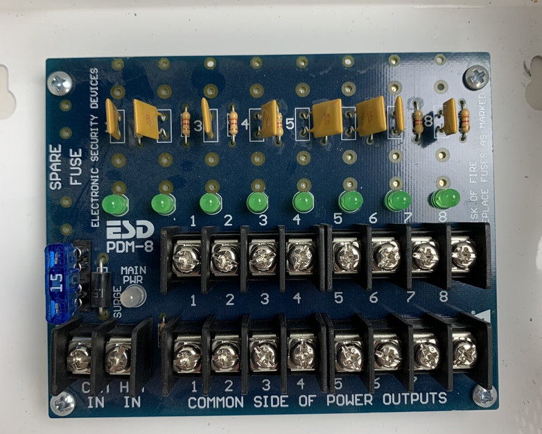 ESD PDA-EST8 CCTV Power Supply Box Untested