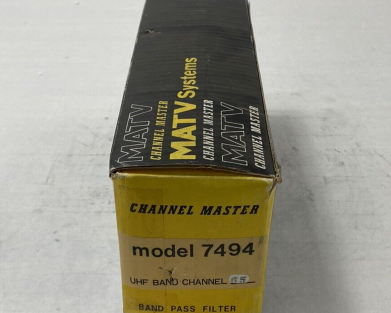 Channel Master MATV Systems Model 7494 Band Pass Filter UHF Band Channel 65