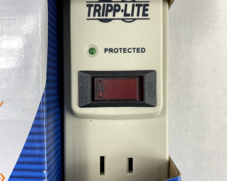 Tripp-Lite TLP404 4-Outlet 390J Surge Protector 4ft Power Strip