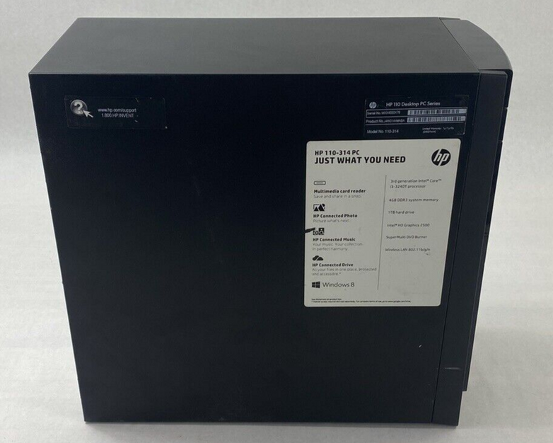 HP 110-314 MT Intel Core-i3 3240T 2.90GHz 4GB RAM No HDD No OS