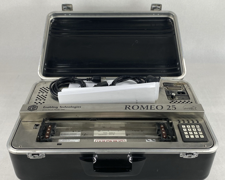 Enabling Technologies Co. Romeo 25 Brailler Power Tested