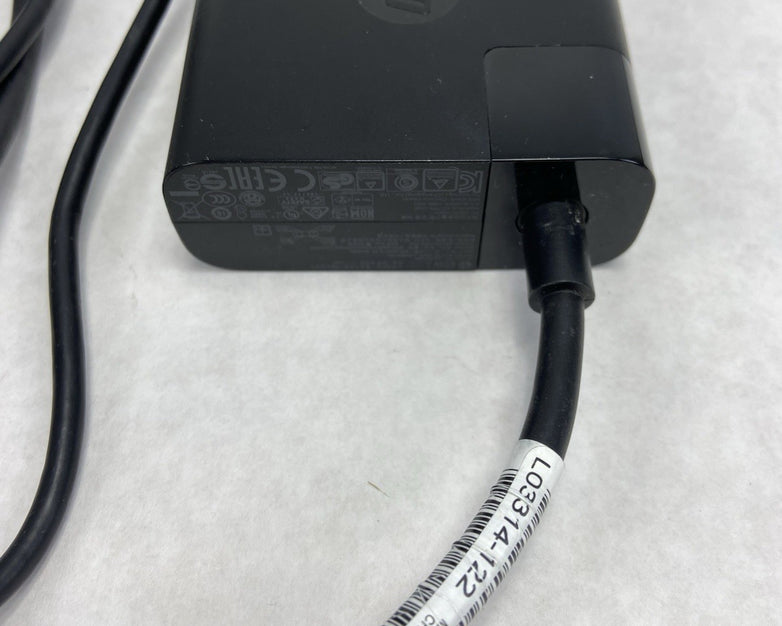 HP 65W Type C USB-C AC Adapter Charger TPN-CA06 - Long Reach 12ft - Tested